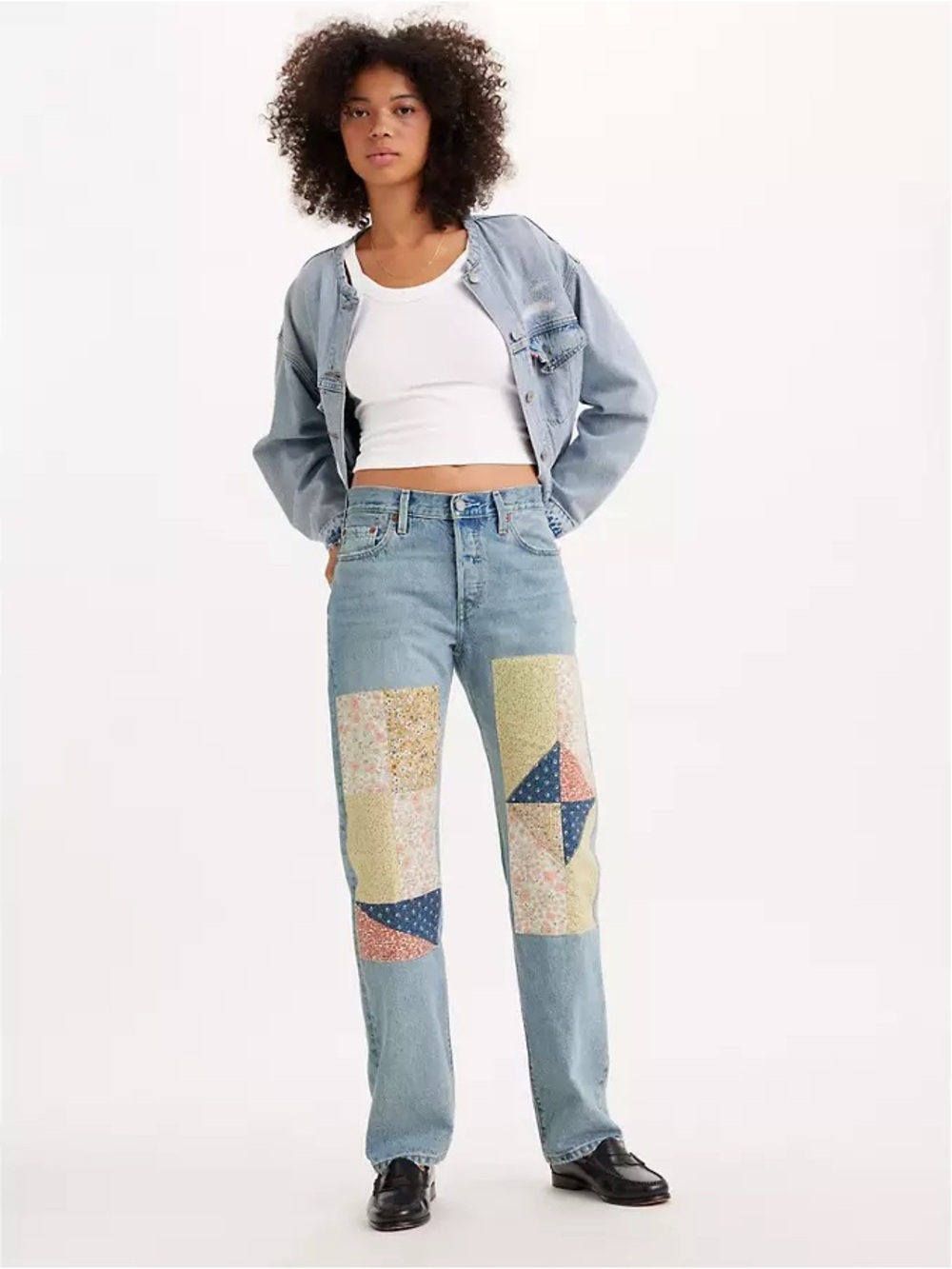 Levi's Premium 501 90’s Women’s 150th Anniversary Quilt Patchwork Jeans
